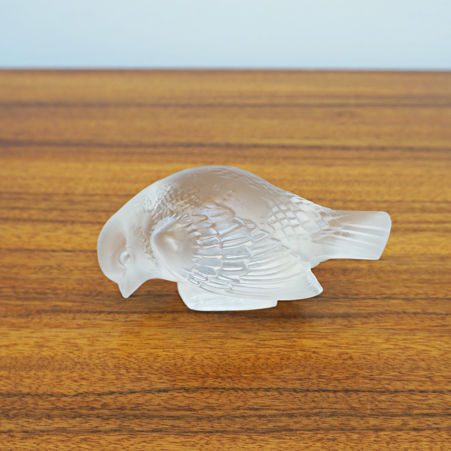 Moineau Sournois - René Lalique Glass - Lalique Paperweight - Jeroen Markies Art Deco Furniture