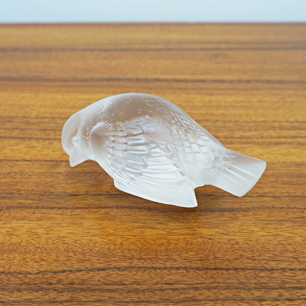 Moineau Sournois - René Lalique Glass - Lalique Paperweight - Jeroen Markies Art Deco Furniture