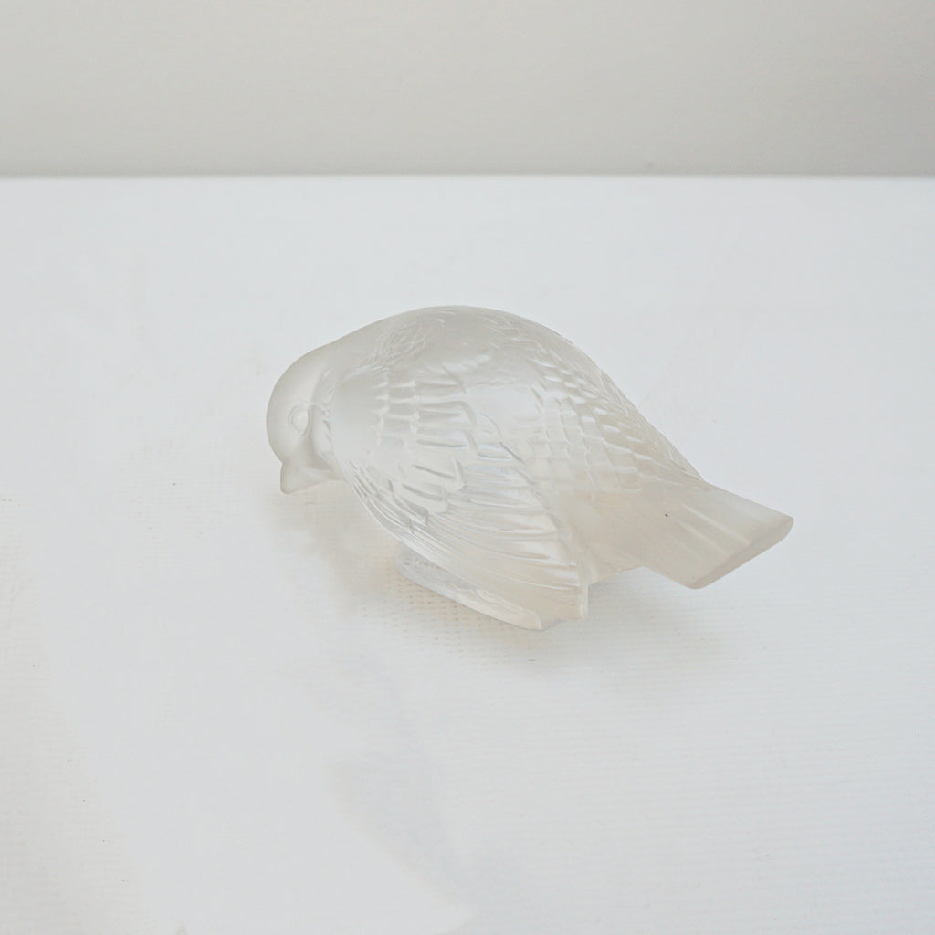 Moineau Sournois - René Lalique Glass - Lalique Paperweight - Jeroen Markies Art Deco Furniture