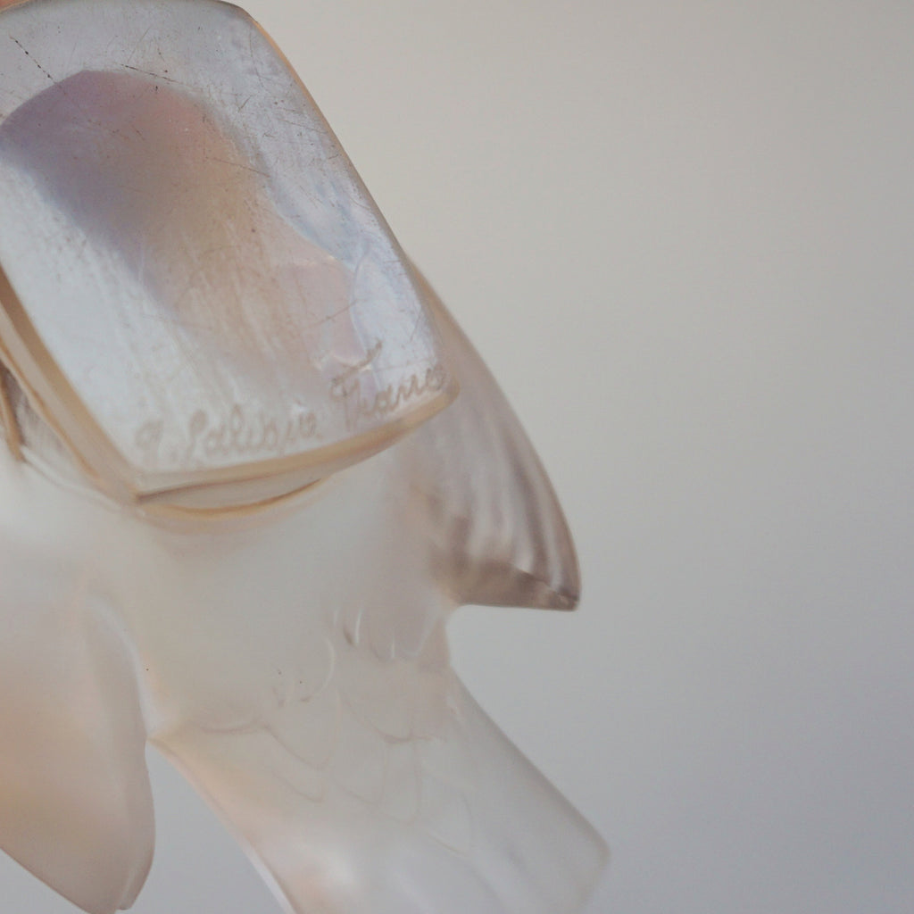 Moineau Sournois - René Lalique Glass - Lalique Paperweight - Jeroen Markies Art Deco Furniture