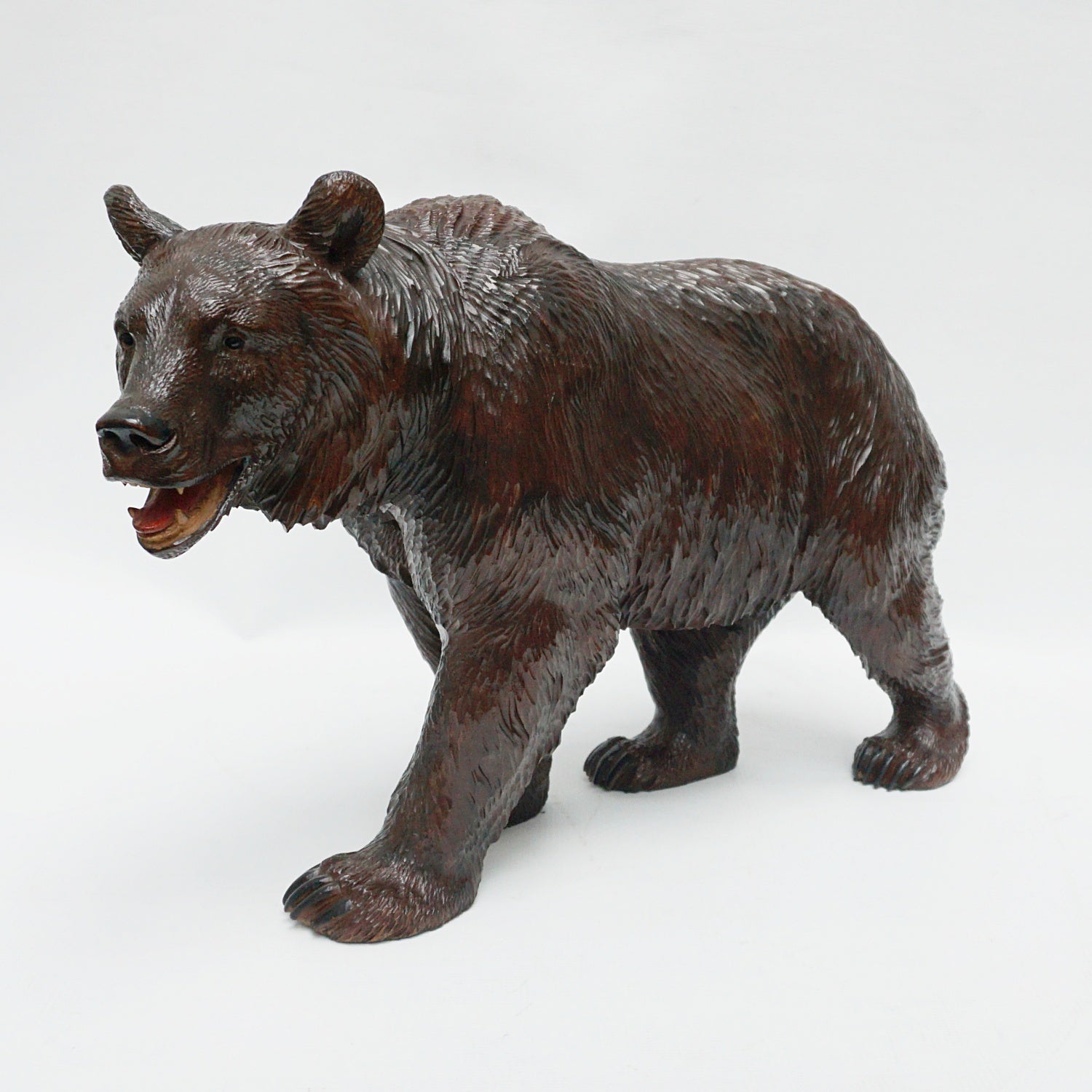 Swiss Black Forest Carved Bear Circa 1890 - Jeroen Markies Art Deco