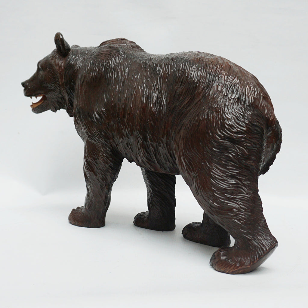 Swiss Black Forest Carved Bear Circa 1890 - Jeroen Markies Art Deco