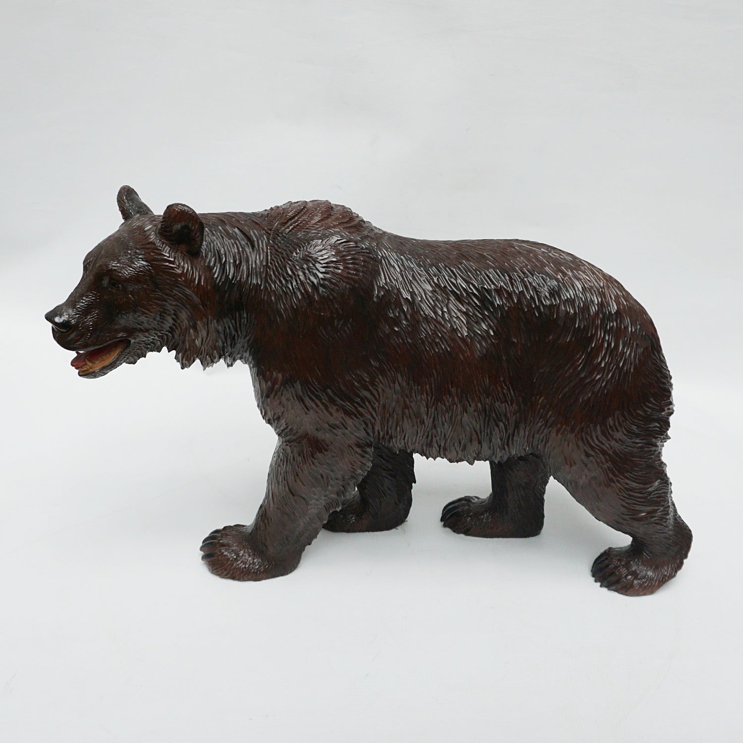 Swiss Black Forest Carved Bear Circa 1890 - Jeroen Markies Art Deco