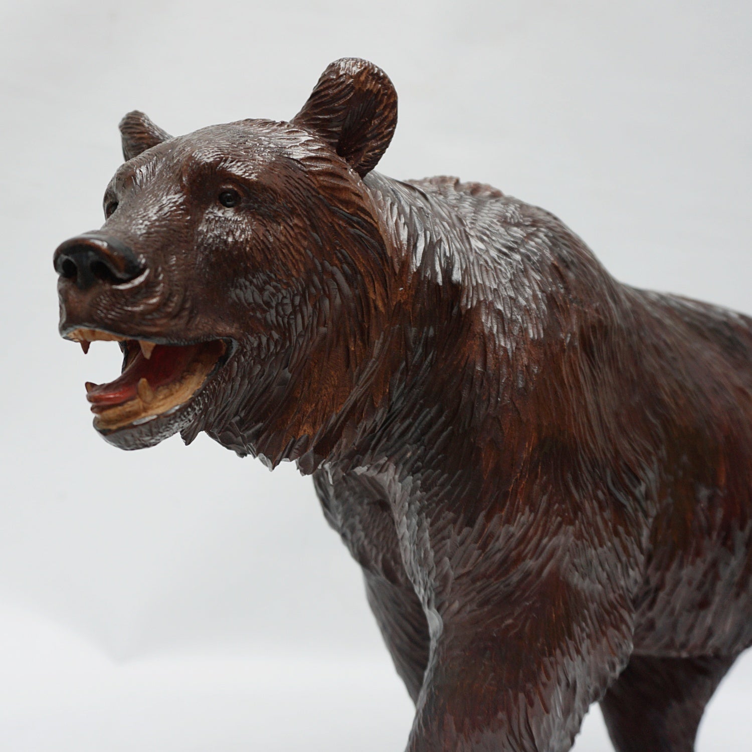 Swiss Black Forest Carved Bear Circa 1890 - Jeroen Markies Art Deco