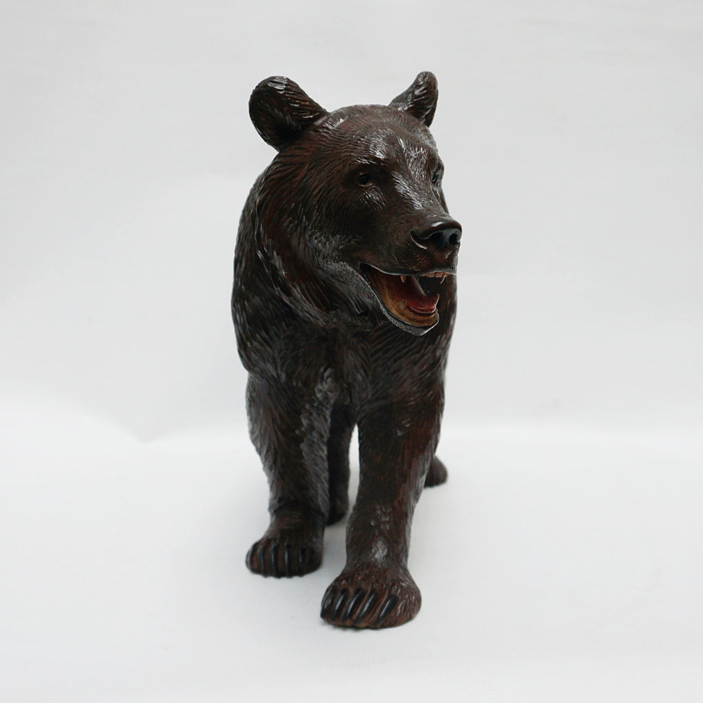 Swiss Black Forest Carved Bear Circa 1890 - Jeroen Markies Art Deco