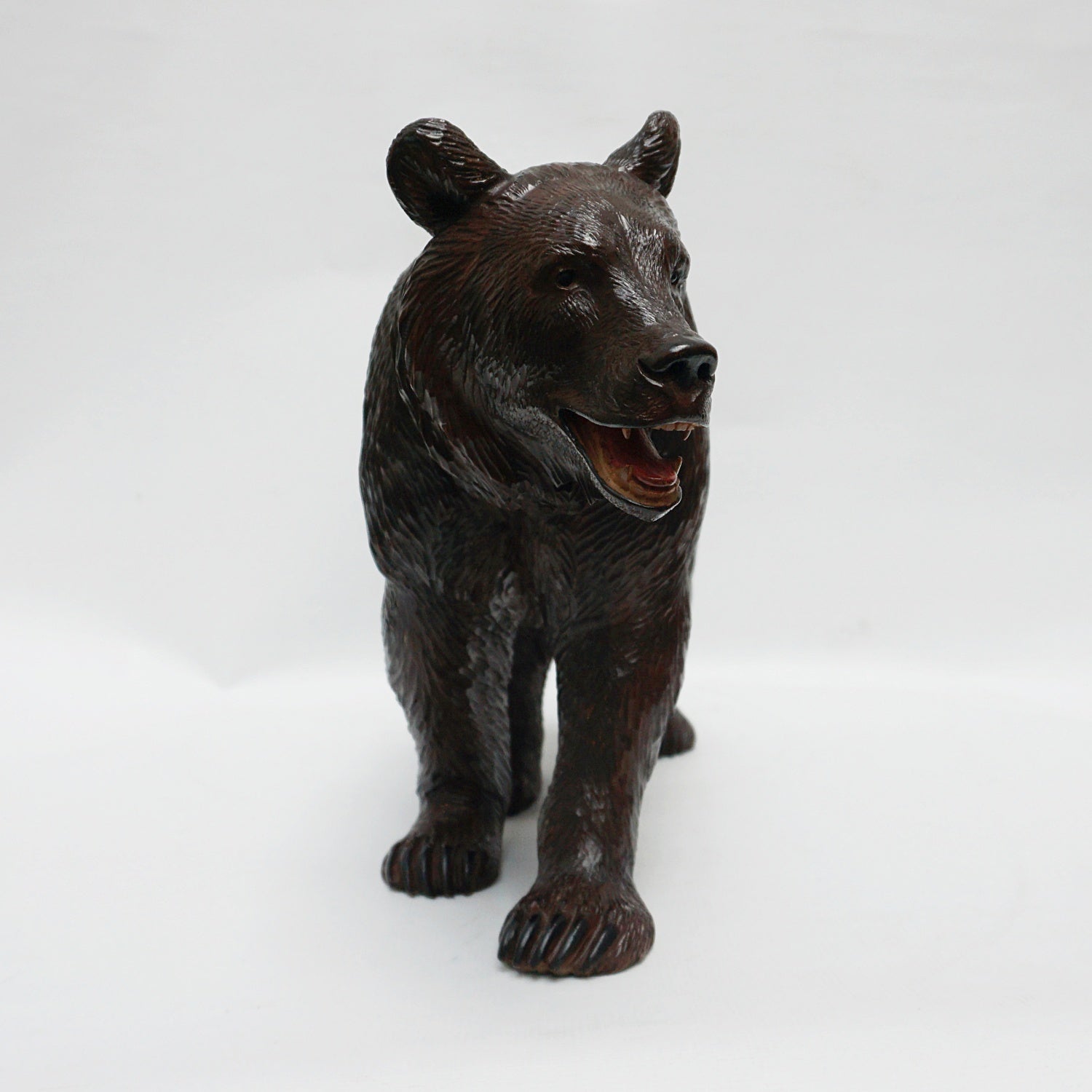 Swiss Black Forest Carved Bear Circa 1890 - Jeroen Markies Art Deco
