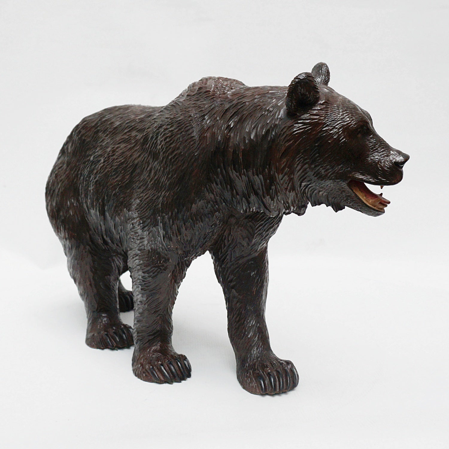 Swiss Black Forest Carved Bear Circa 1890 - Jeroen Markies Art Deco
