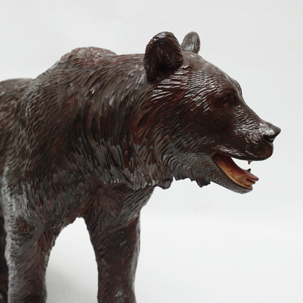 Swiss Black Forest Carved Bear Circa 1890 - Jeroen Markies Art Deco