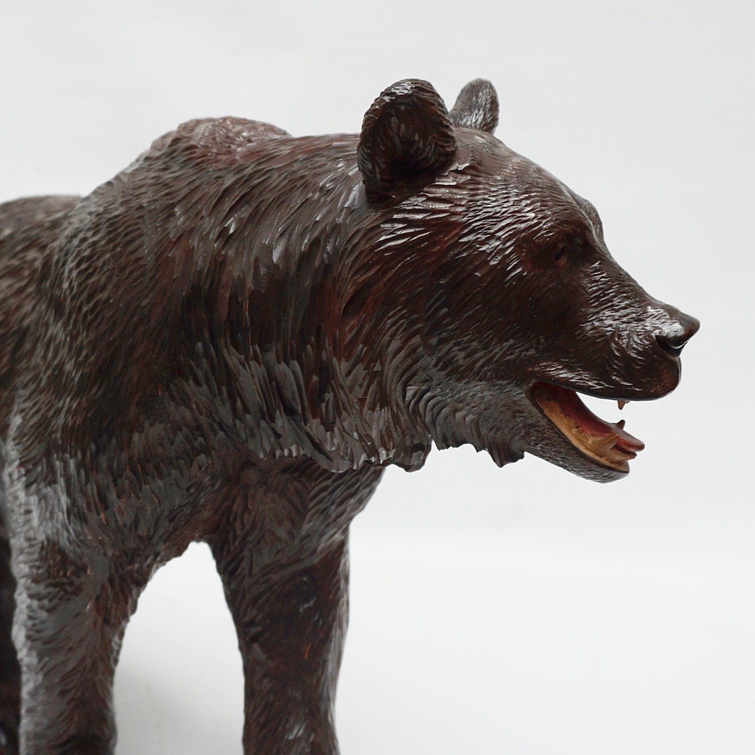 Swiss Black Forest Carved Bear Circa 1890 - Jeroen Markies Art Deco