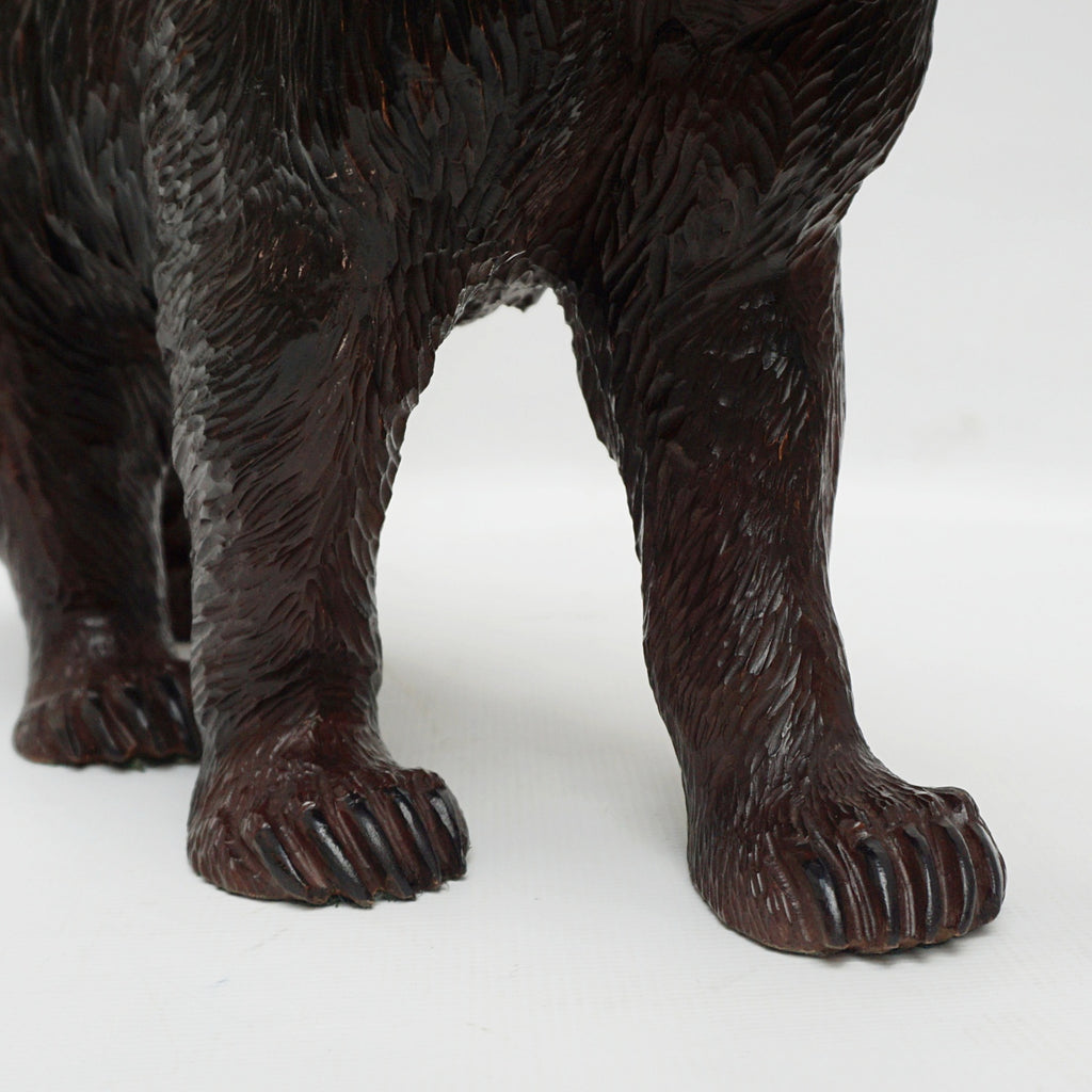 Swiss Black Forest Carved Bear Circa 1890 - Jeroen Markies Art Deco