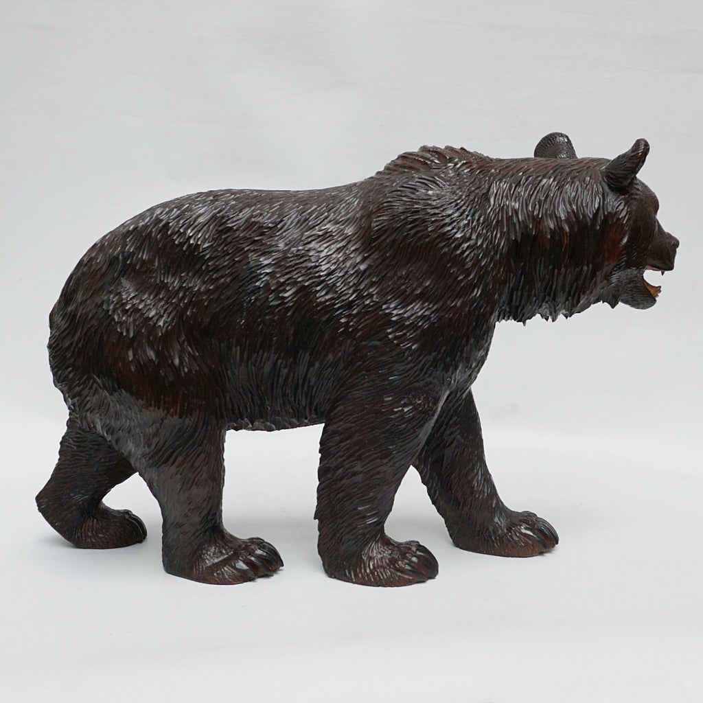 Swiss Black Forest Carved Bear Circa 1890 - Jeroen Markies Art Deco