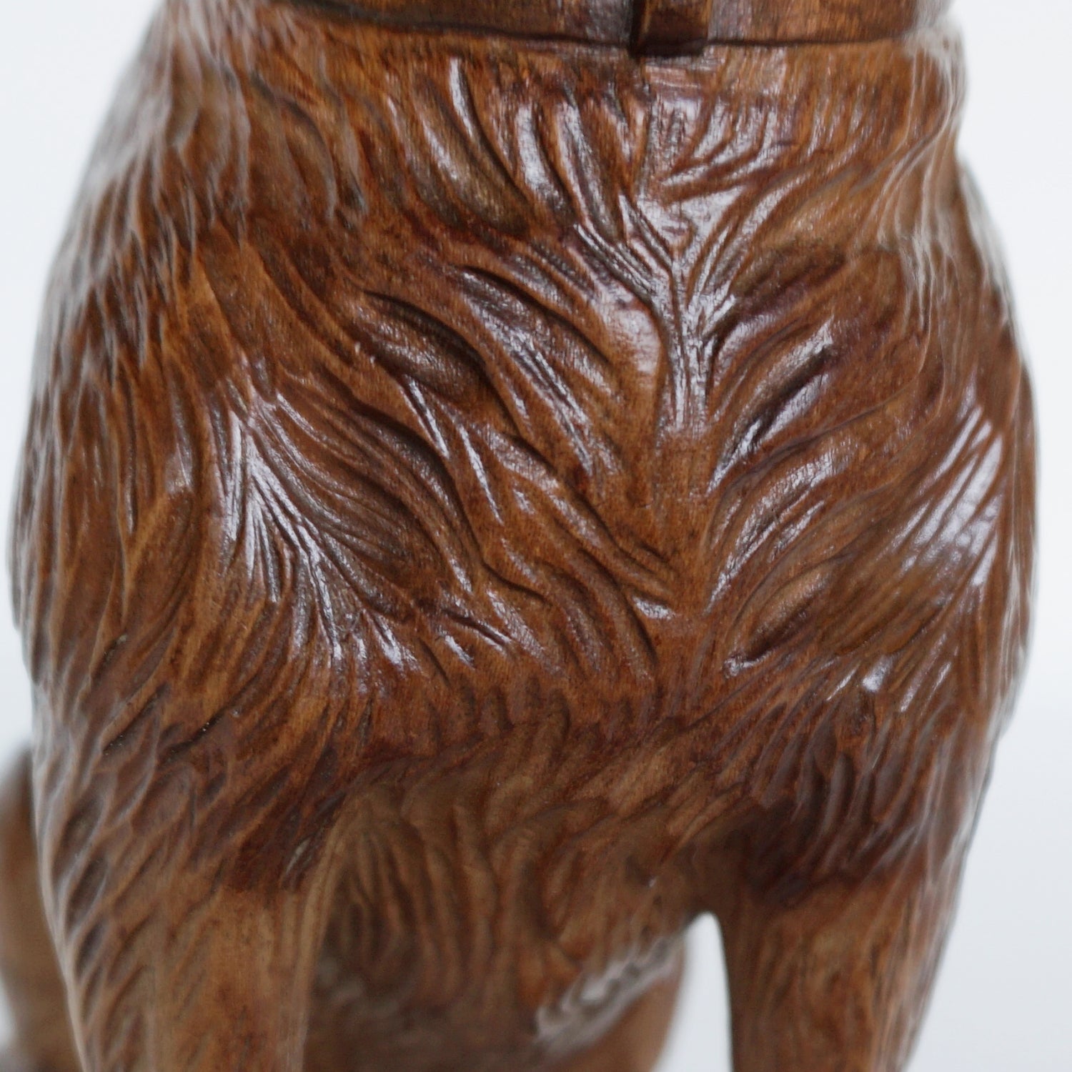 Hand Carved Black Forest Dog Swiss Circa 1900 Jeroen Markies Art Deco