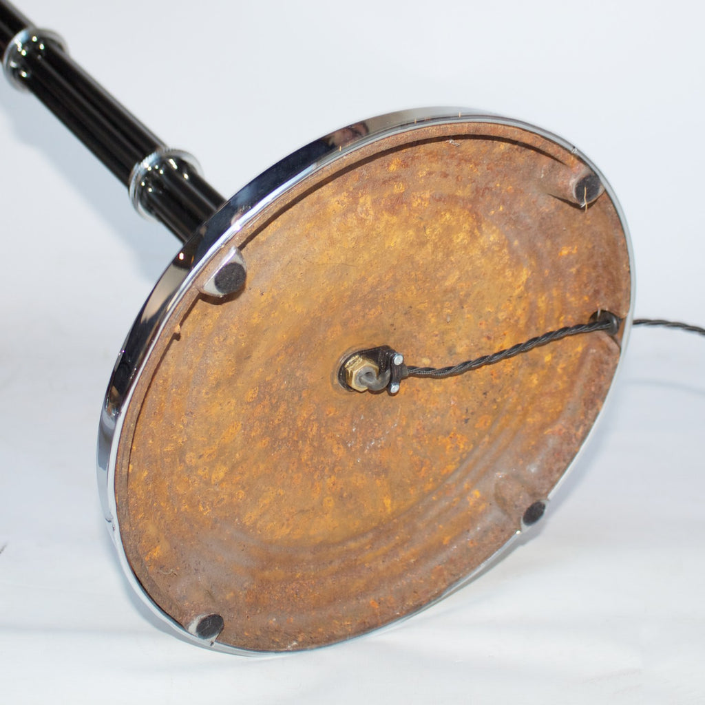 An Art Deco Chromed Metal and Bakelite Uplighter Floor Lamp Jeroen Markies Art Deco