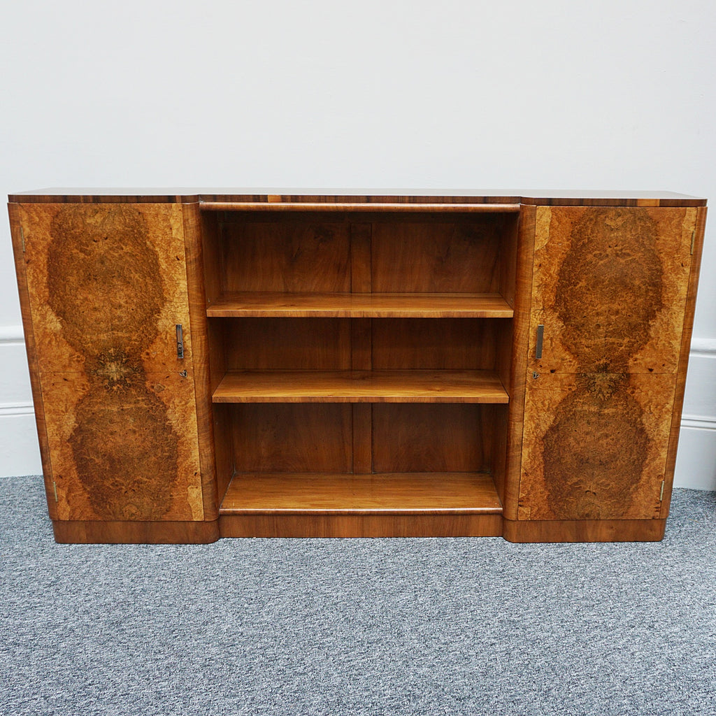 Vintage Art Deco Sideboard retailed by Harrods in Walnut - Jeroen Markies Art Deco