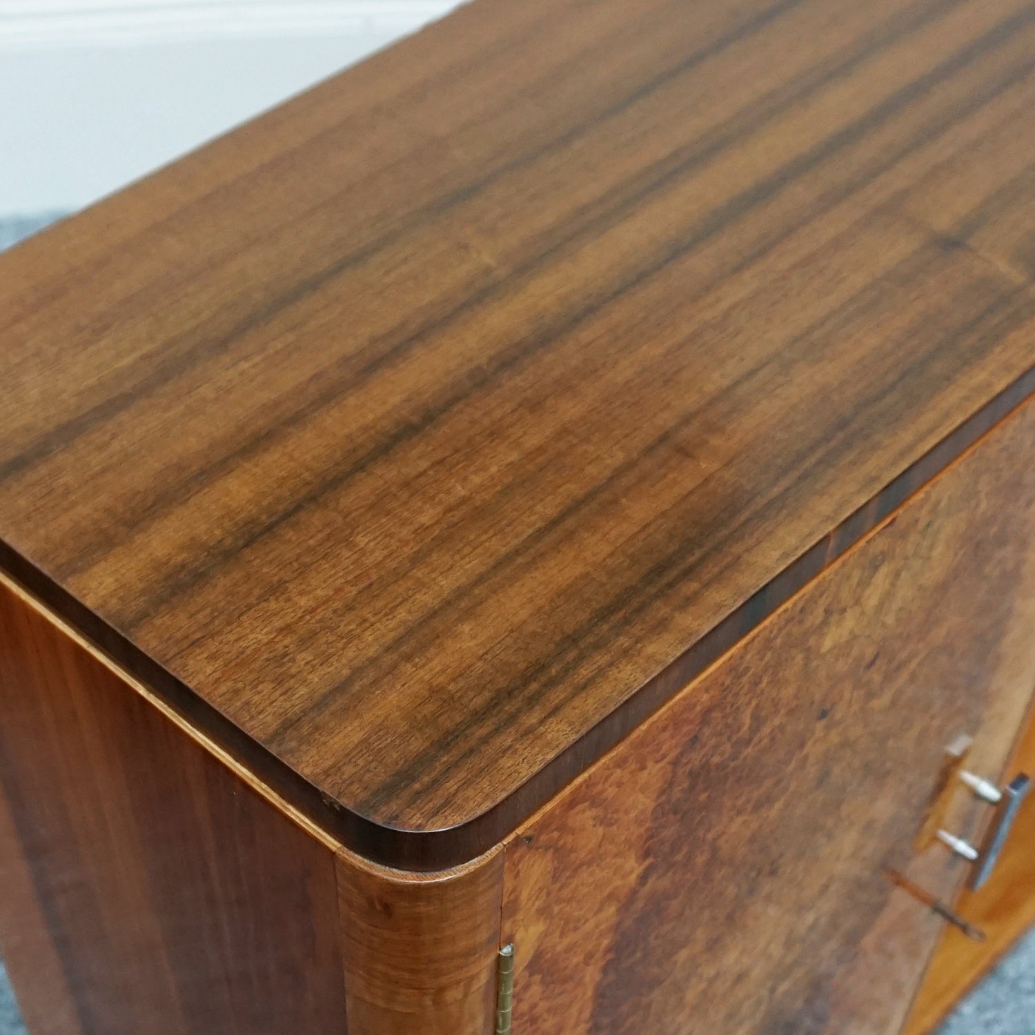 Vintage Art Deco Sideboard retailed by Harrods in Walnut - Jeroen Markies Art Deco