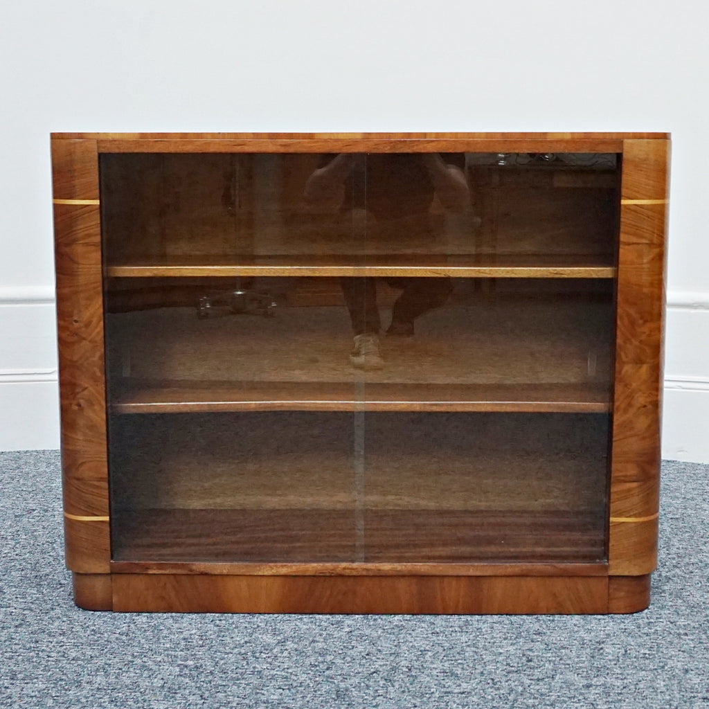 Original Art Deco Walnut Bookcase Circa 1935 - Jeroen Markies Art Deco