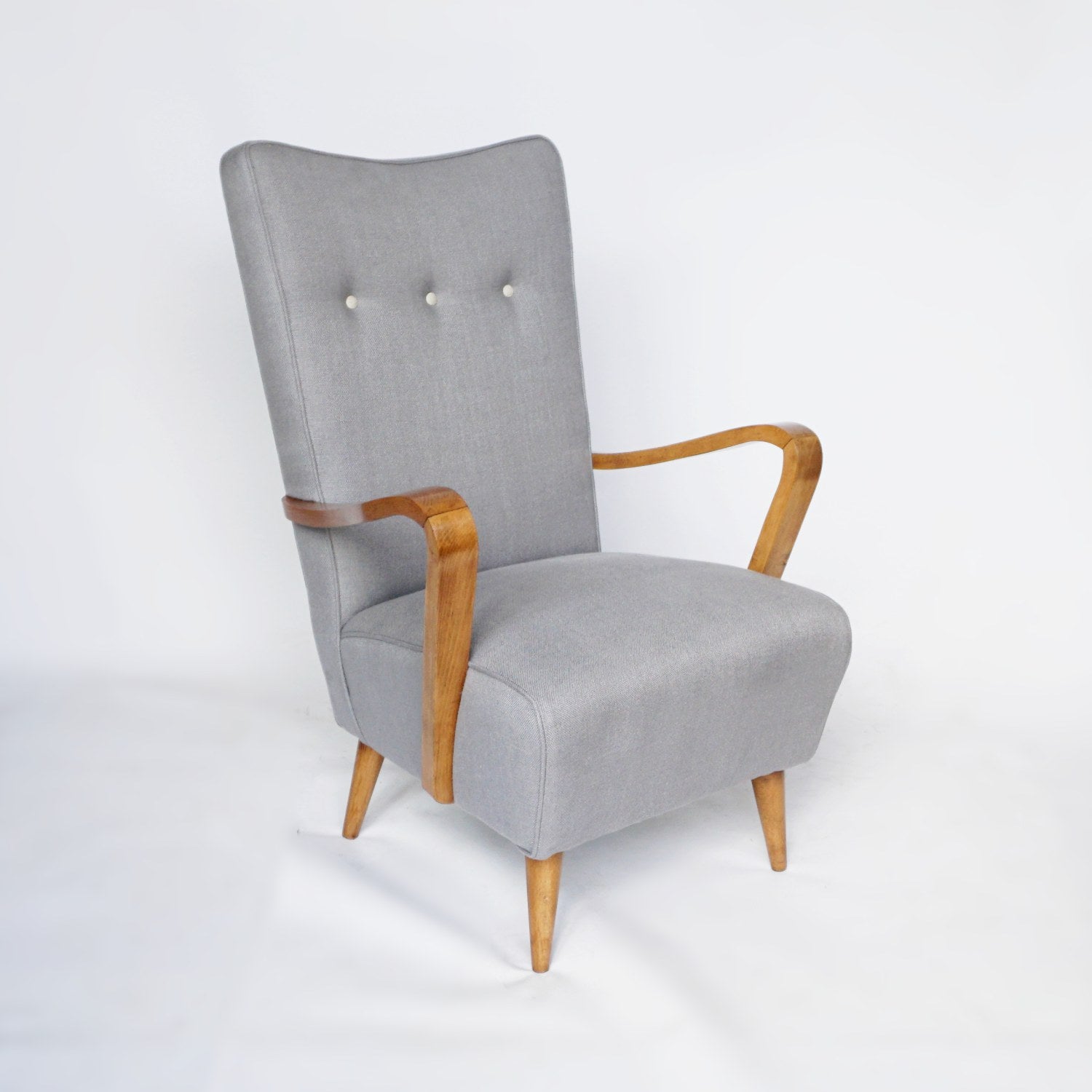 Osvaldo Borsani Armchair Italian Circa 1950 Jeroen Markies Art Deco