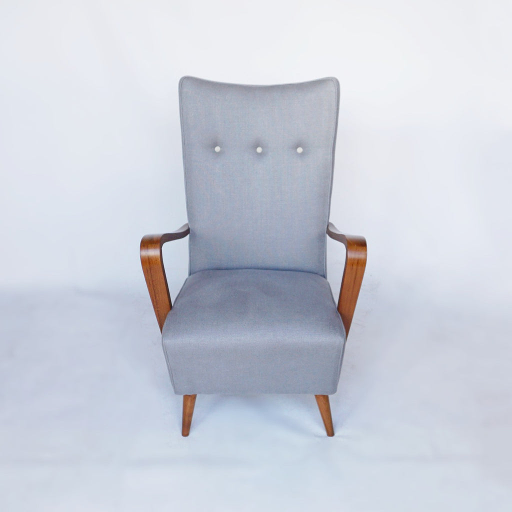 Mid-Century Armchair attributed to Osvaldo Borsani Italian 1950's Jeroen Markies Art Deco