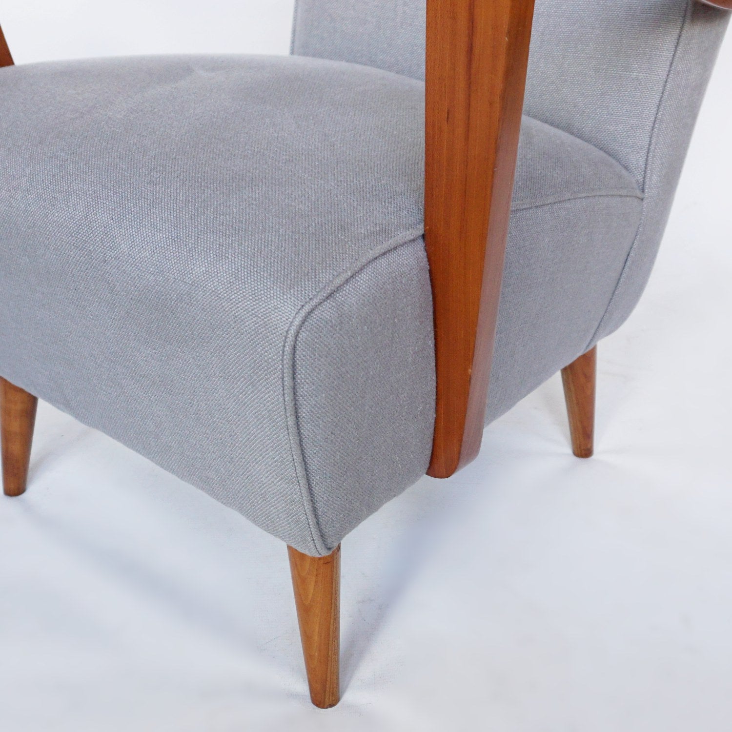 Mid-Century Armchair attributed to Osvaldo Borsani Italian 1950's Jeroen Markies Art Deco