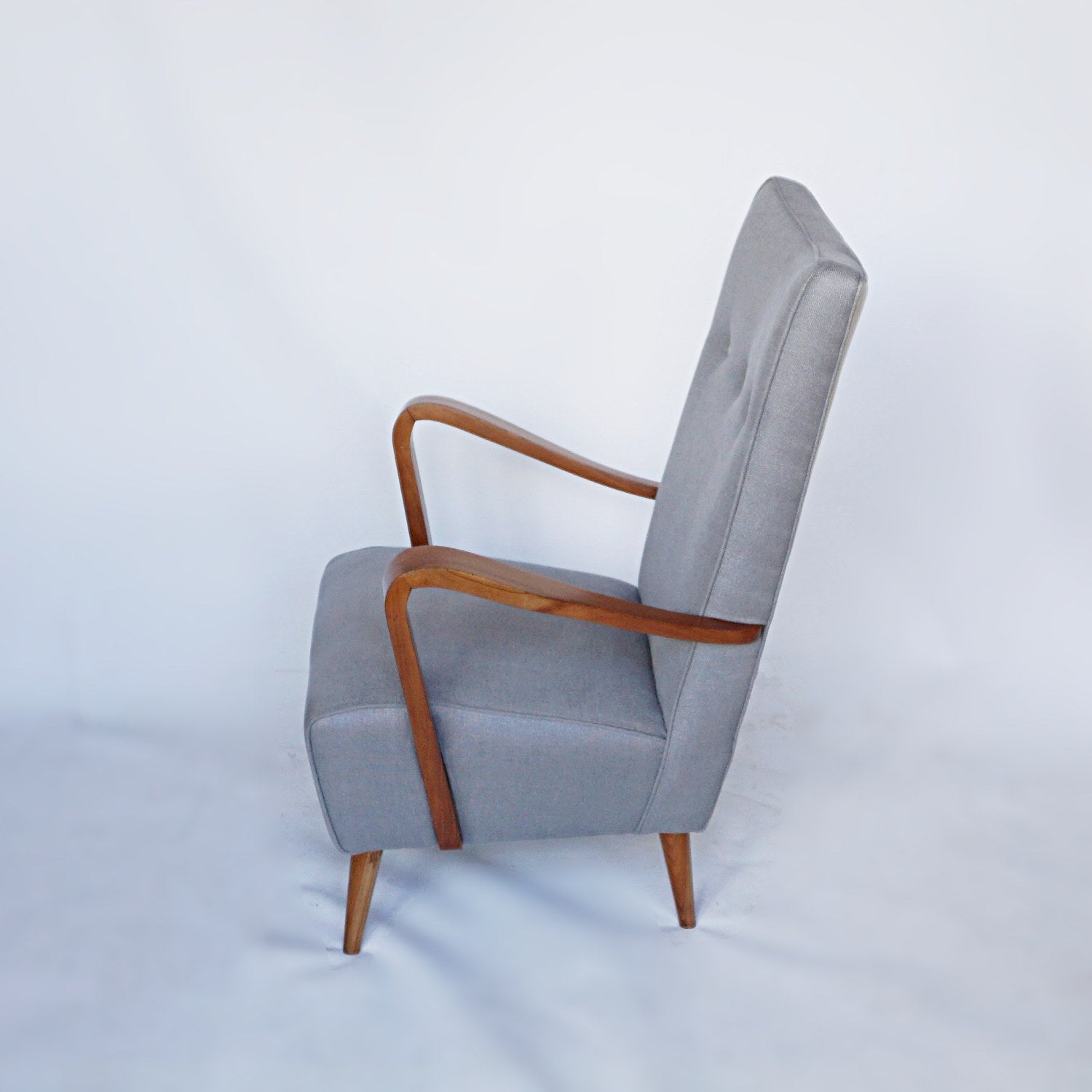 Mid-Century Armchair attributed to Osvaldo Borsani Italian 1950's Jeroen Markies Art Deco