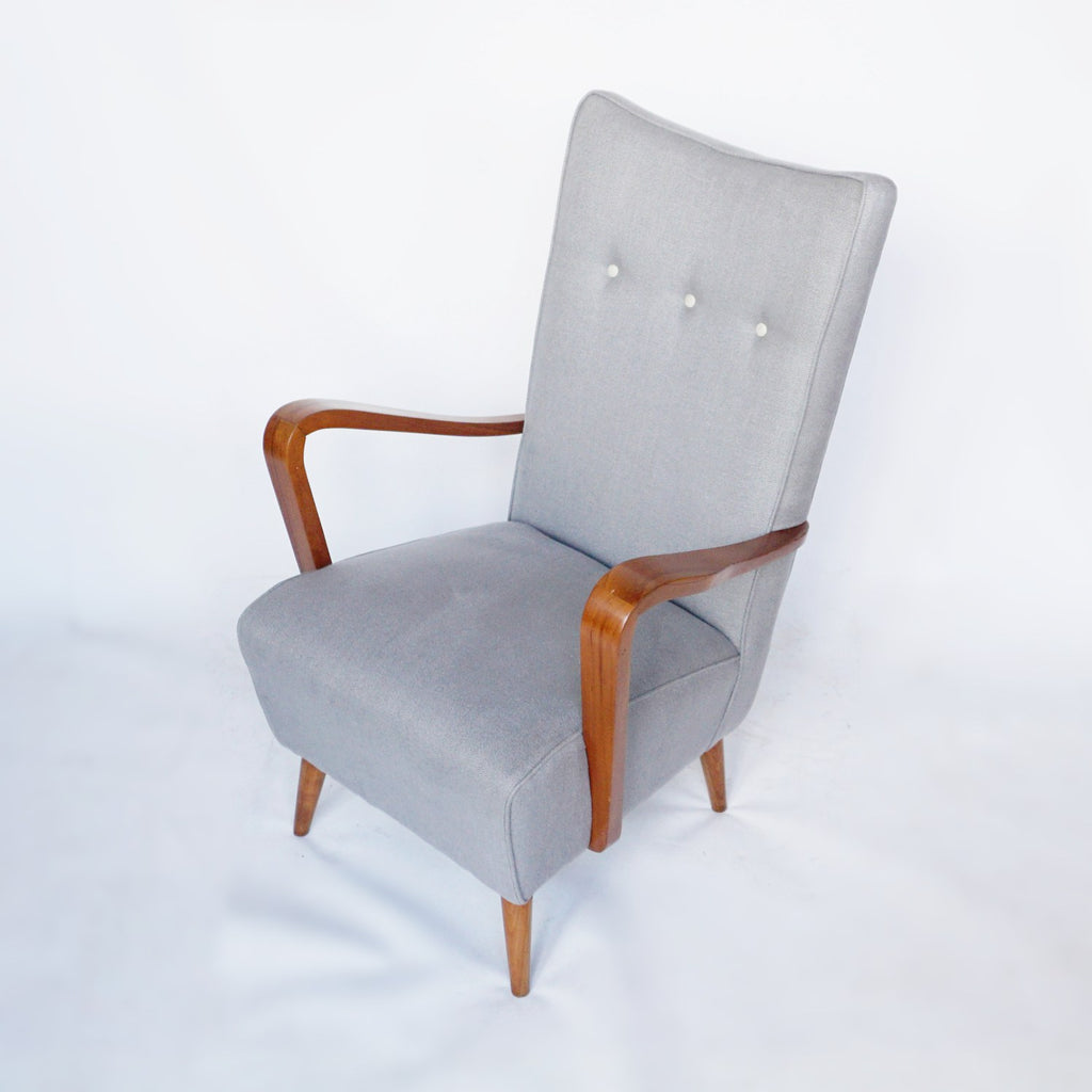 Mid-Century Armchair attributed to Osvaldo Borsani Italian 1950's Jeroen Markies Art Deco
