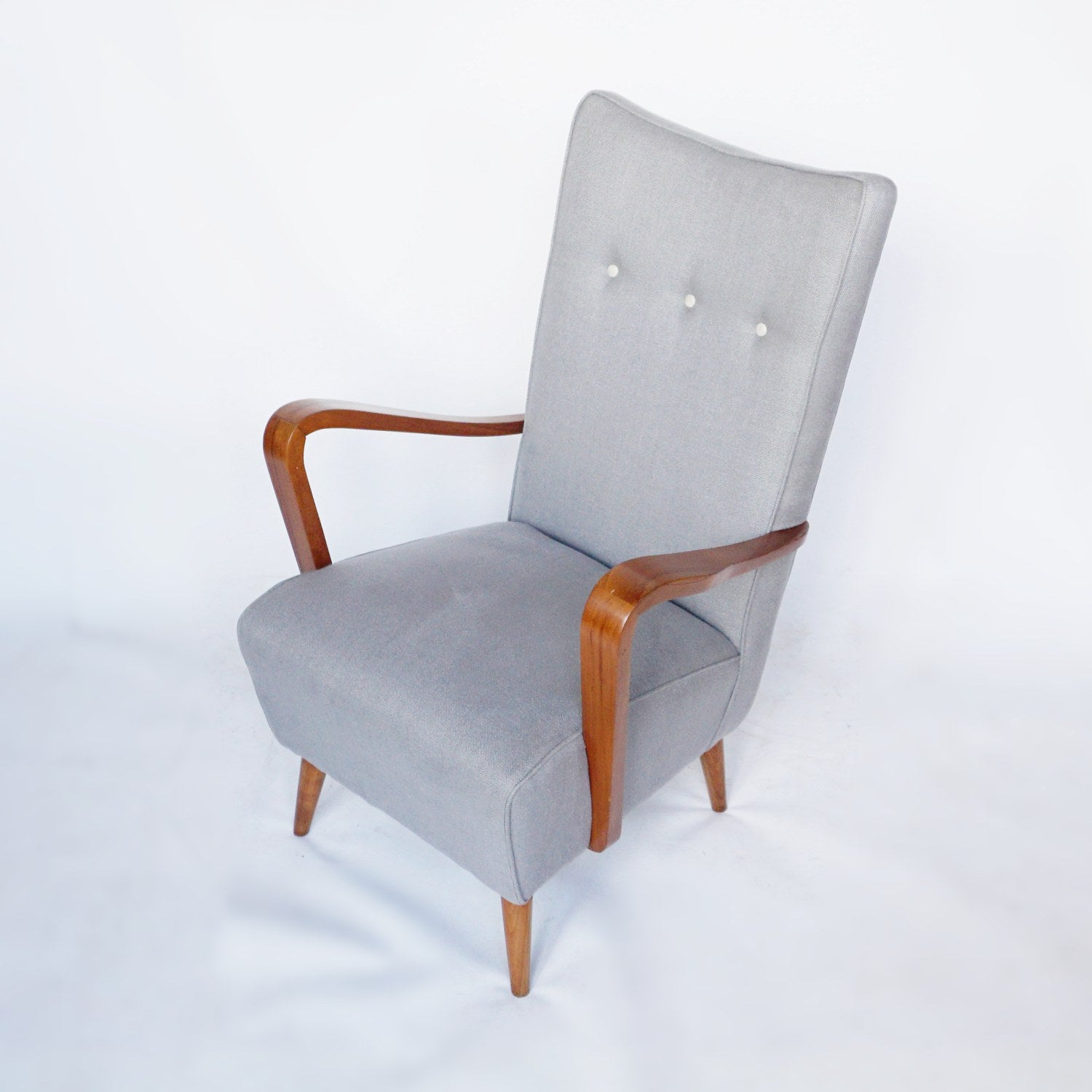 Mid-Century Armchair attributed to Osvaldo Borsani Italian 1950's Jeroen Markies Art Deco