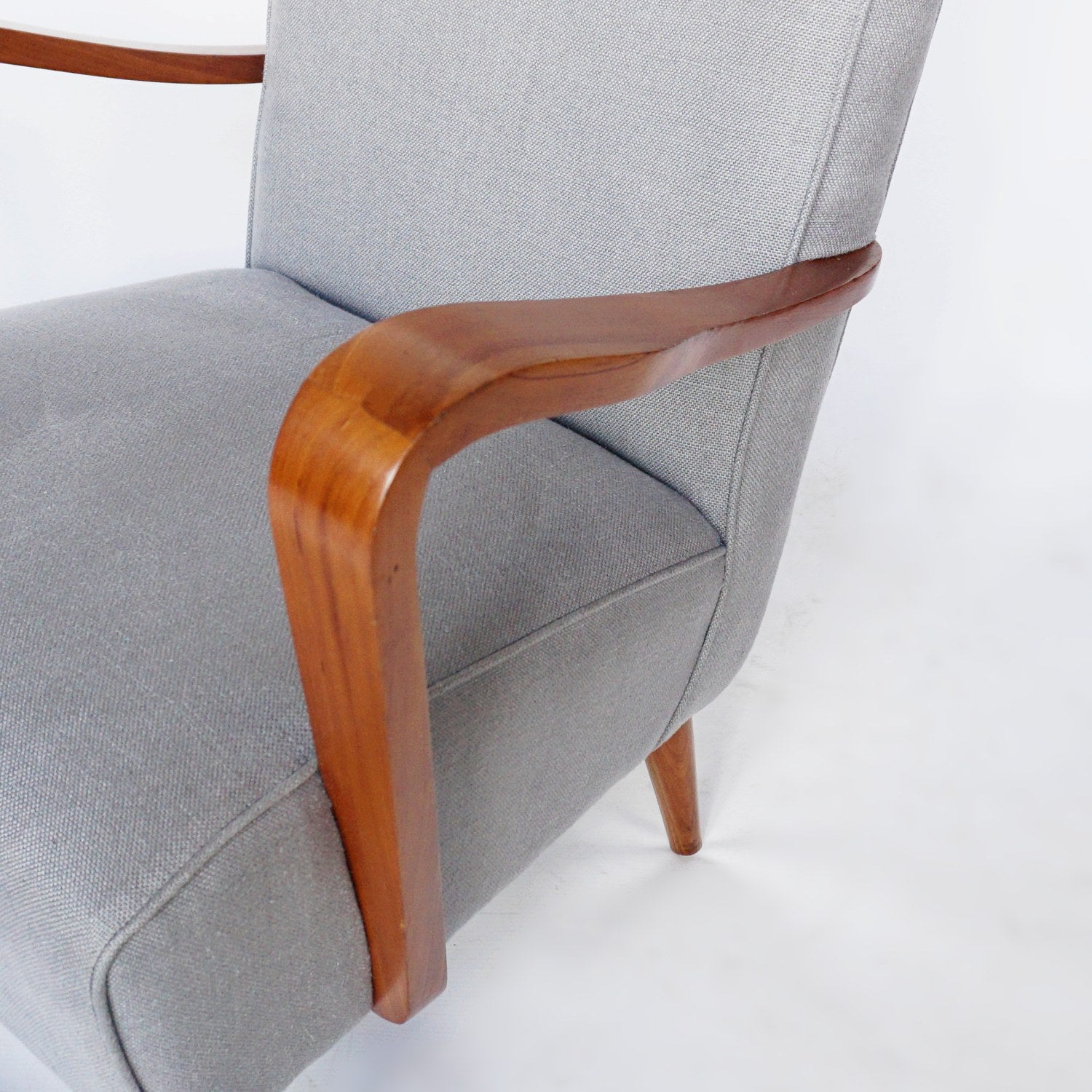 Mid-Century Armchair attributed to Osvaldo Borsani Italian 1950's Jeroen Markies Art Deco