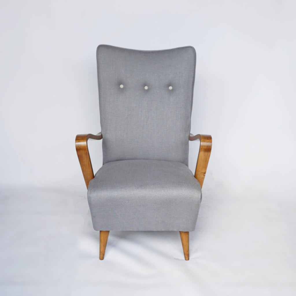 Osvaldo Borsani Armchair Italian Circa 1950 Jeroen Markies Art Deco