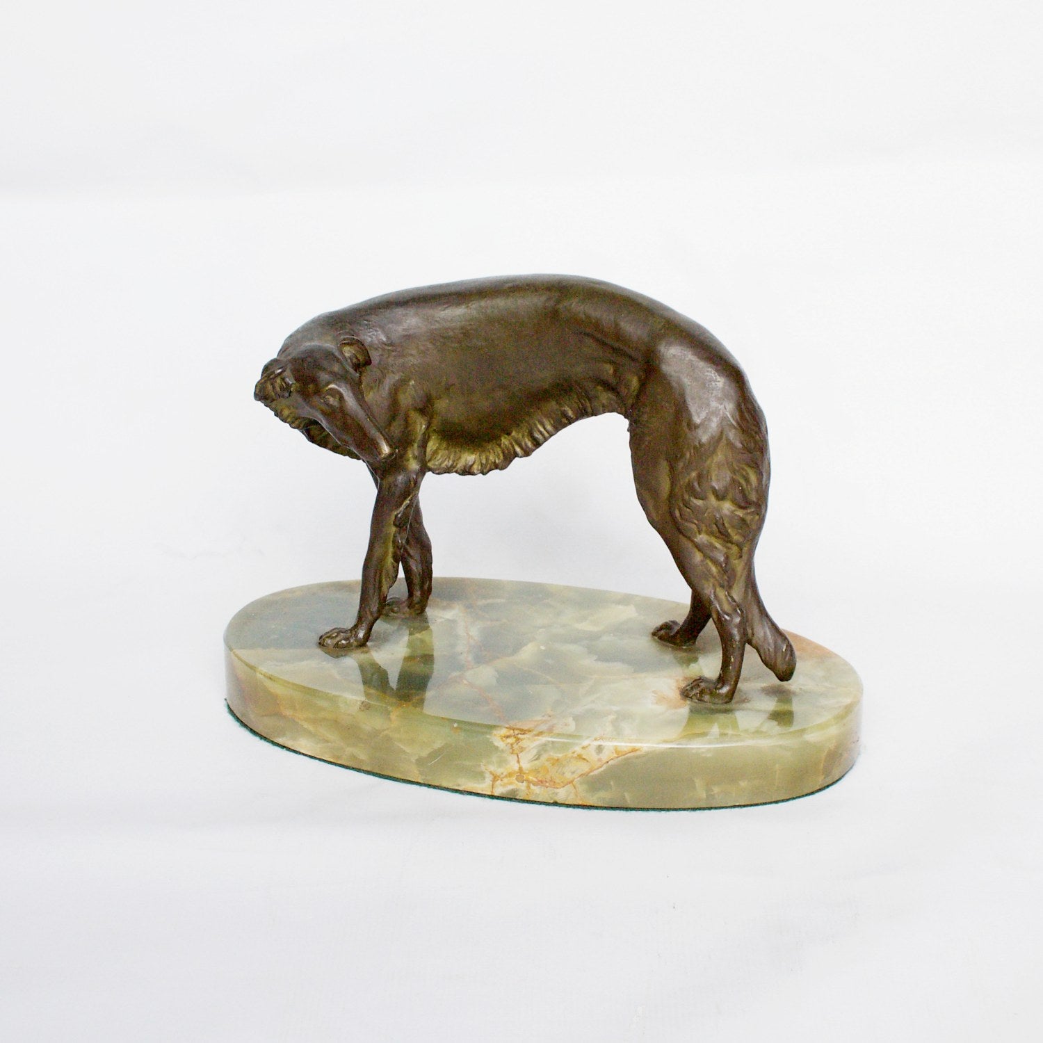 Borzoi - Art Deco Bronze Sculpture - Jeroen Markies Art Deco