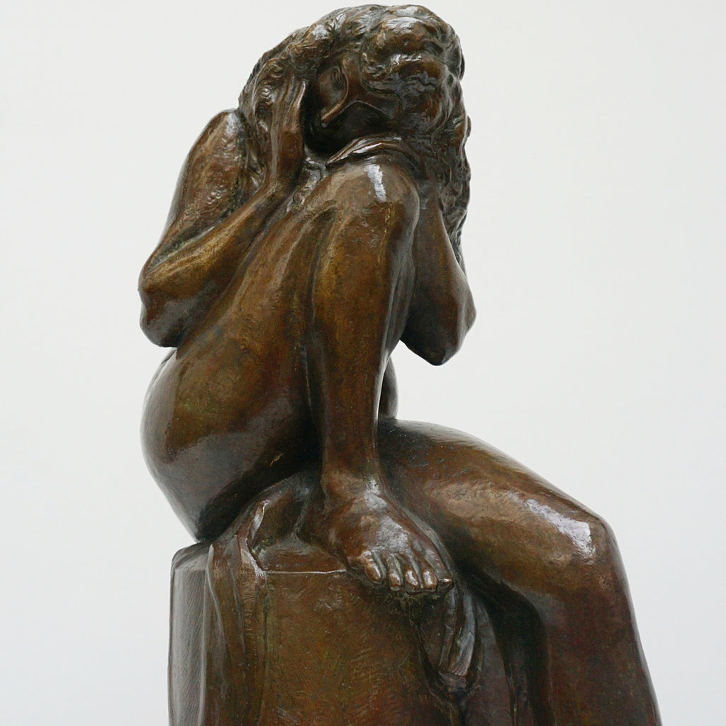 Original Henry Arnold Art Deco Bronze Sculpture Circa 1920 - Jeroen Markies Art Deco