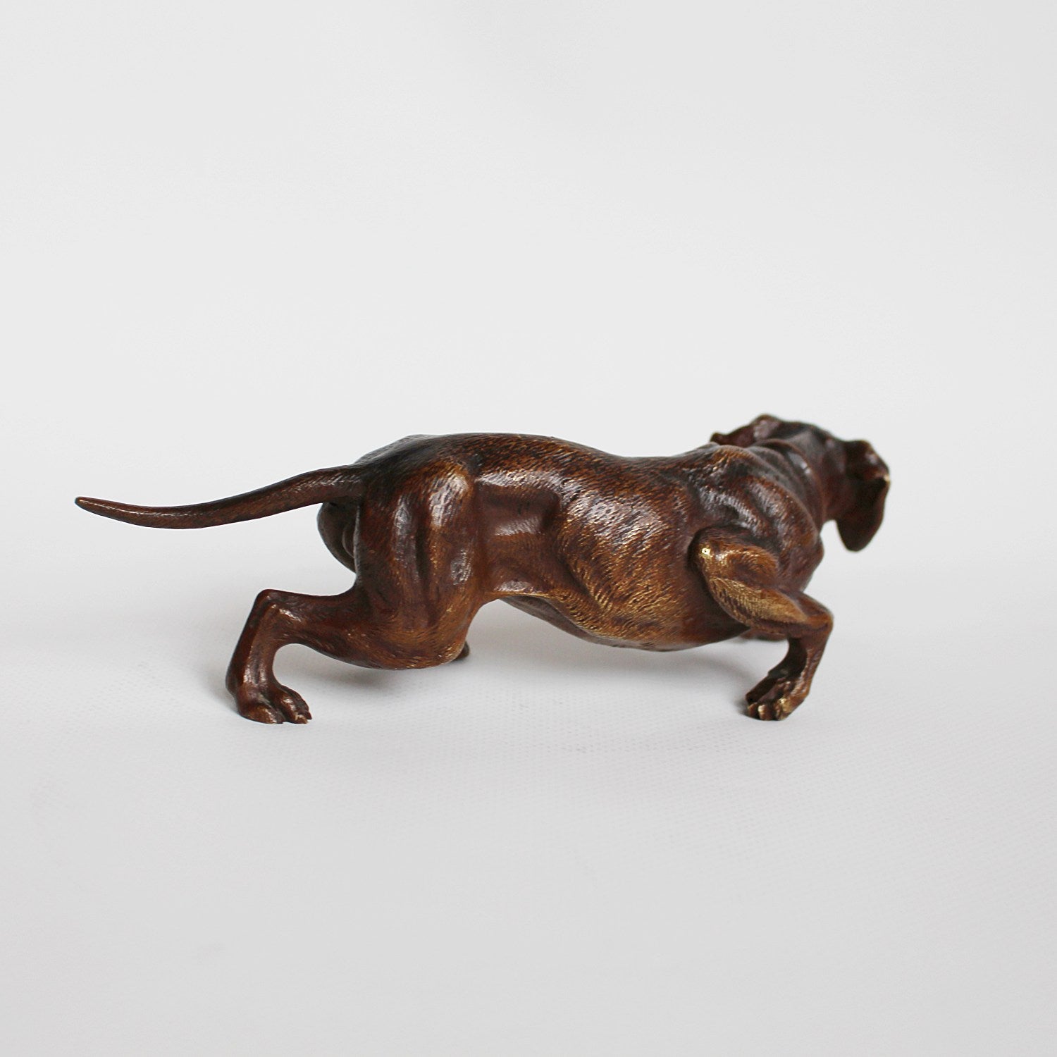 19thC French bronze dog at Jeroen Markies