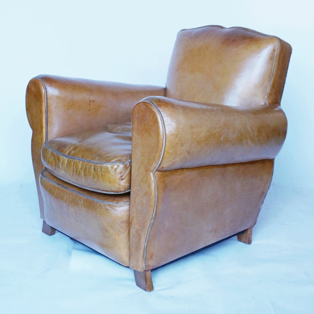 French Art Deco Moustache Backed Club Chairs - Art Deco Chairs - Jeroen Markies Art Deco