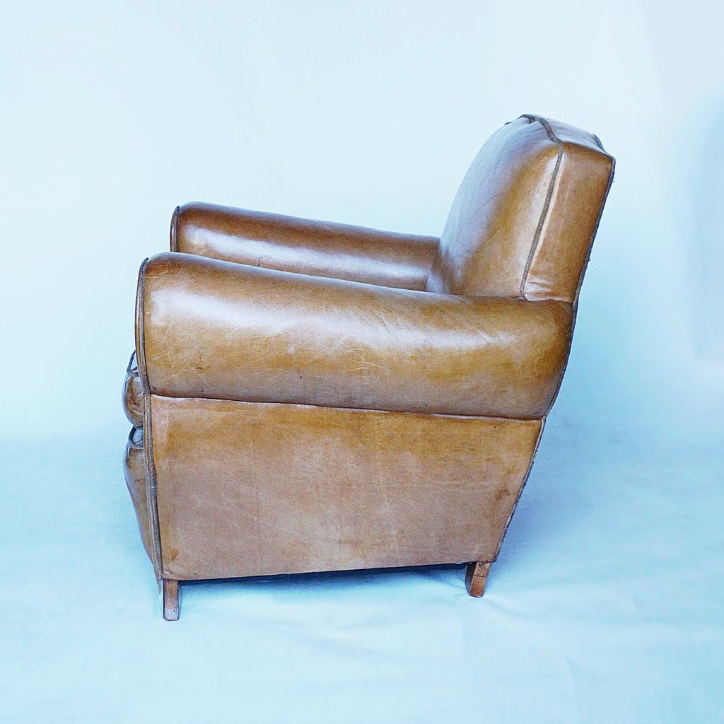 French Art Deco Moustache Backed Club Chairs - Art Deco Chairs - Jeroen Markies Art Deco