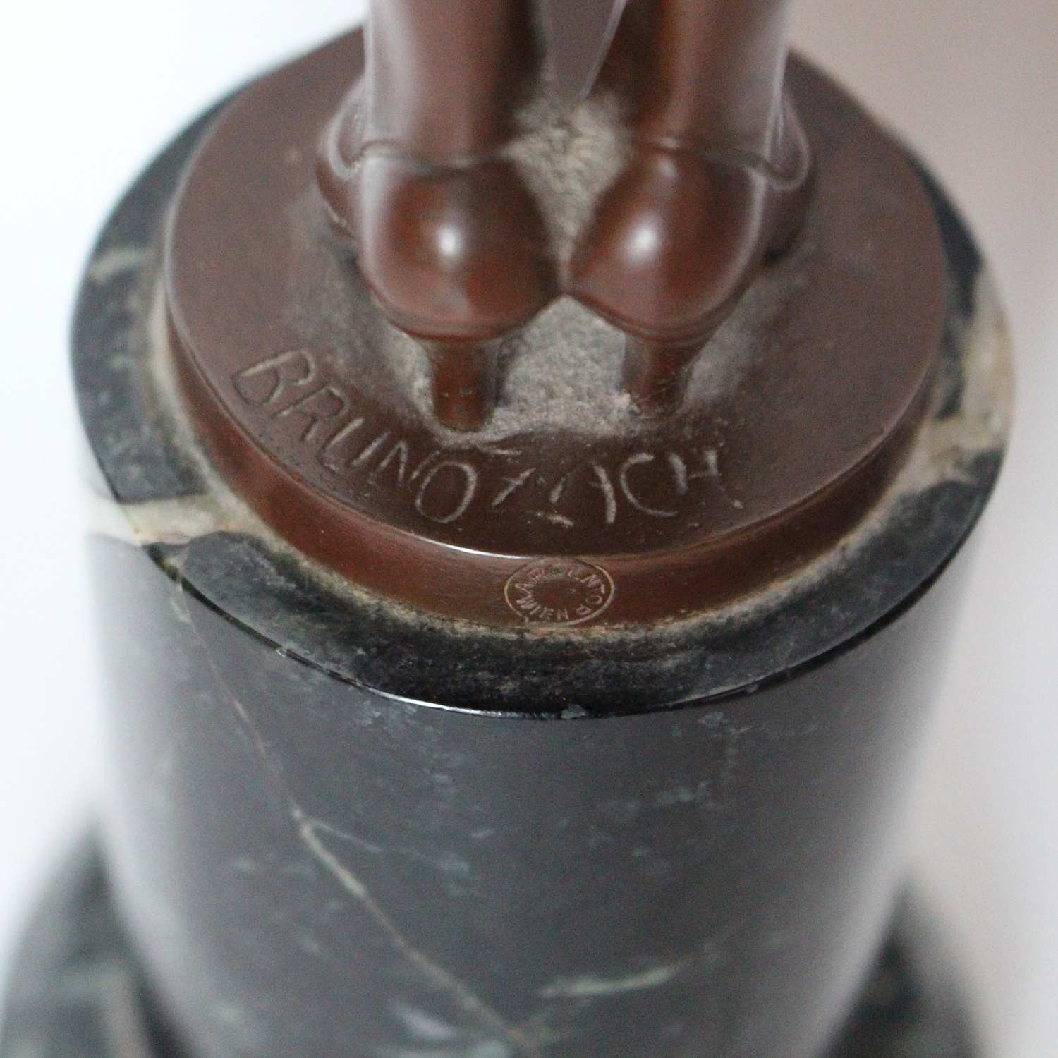 Bruno Zach The Riding Crop Art Deco sculpture at Jeroen Markies