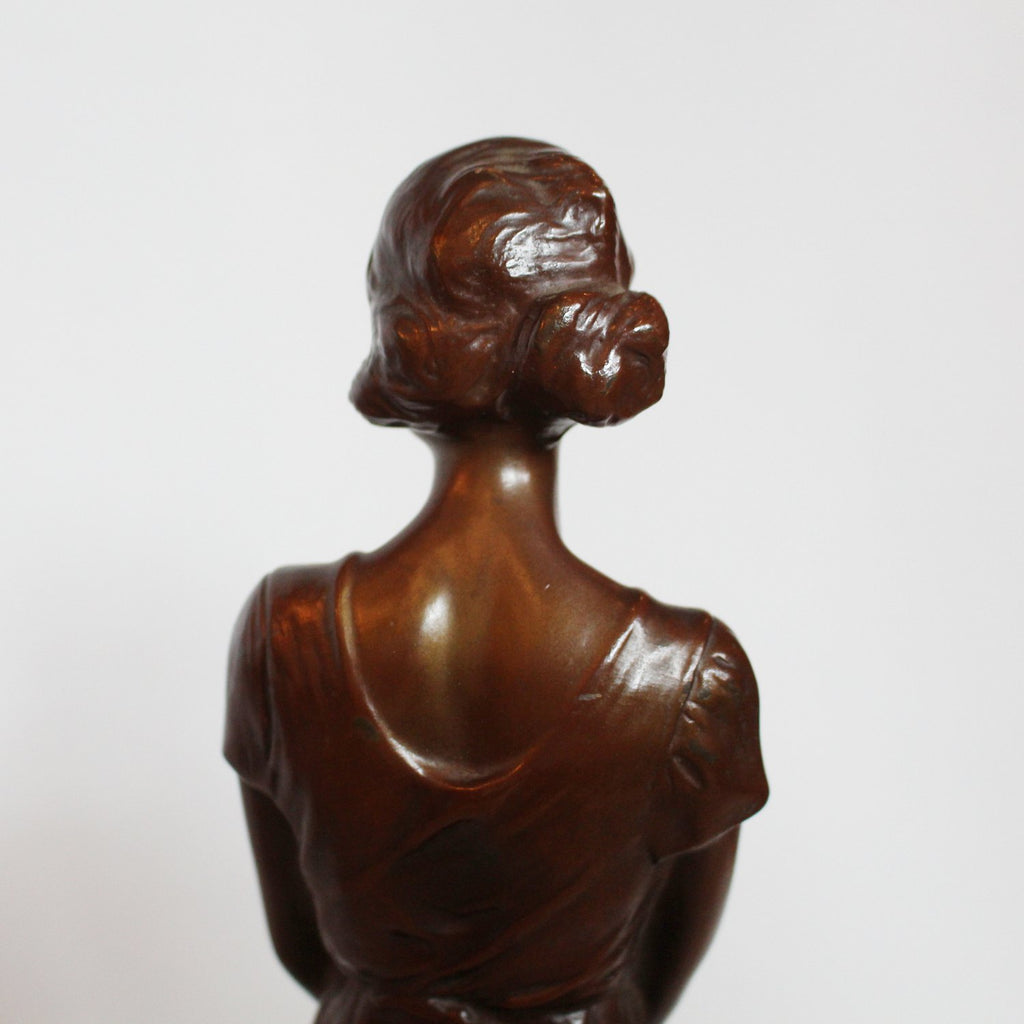 Bruno Zach The Riding Crop Art Deco sculpture at Jeroen Markies