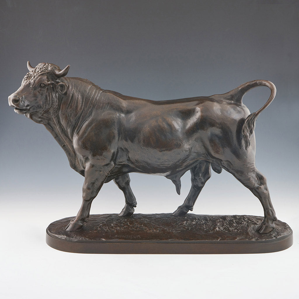 Isidore Bonheur - Original 19th Century Bronze Sculpture - Bull Sculpture - Jeroen Markies Art Deco