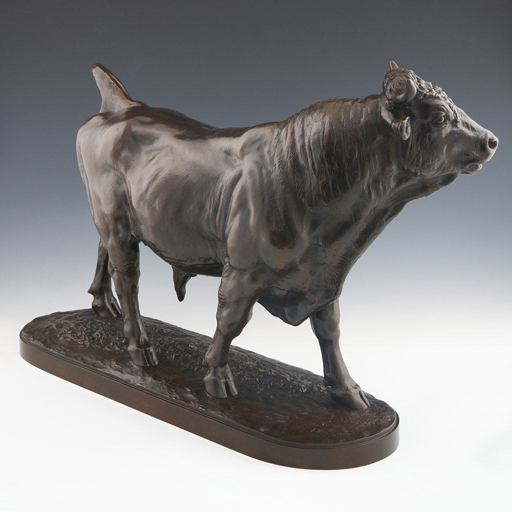 Isidore Bonheur - Original 19th Century Bronze Sculpture - Bull Sculpture - Jeroen Markies Art Deco