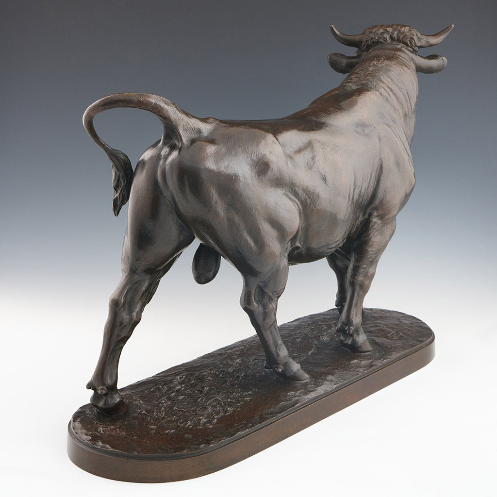 Isidore Bonheur - Original 19th Century Bronze Sculpture - Bull Sculpture - Jeroen Markies Art Deco