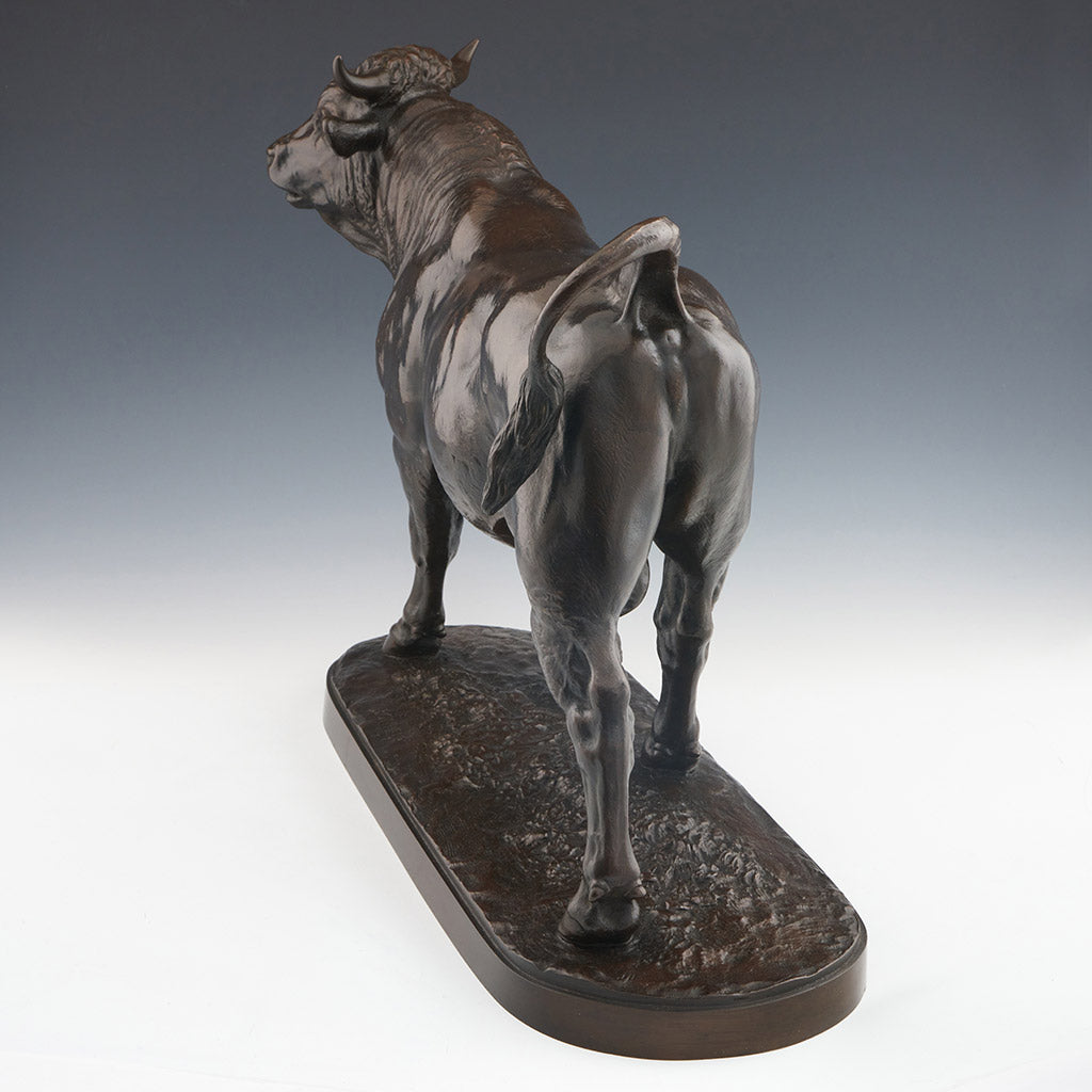 Isidore Bonheur - Original 19th Century Bronze Sculpture - Bull Sculpture - Jeroen Markies Art Deco