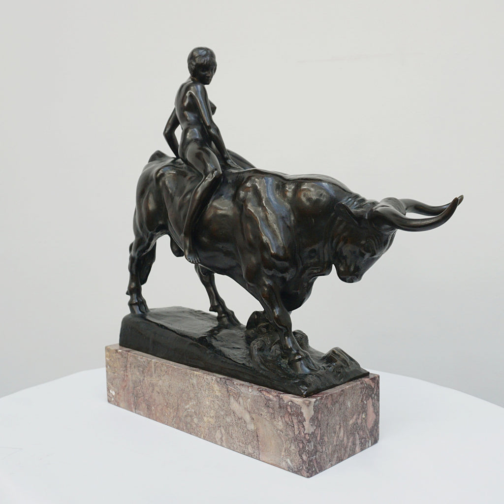 Art Deco Bronze Sculpture of Europa Riding the Bull - Jeroen Markies Art Deco