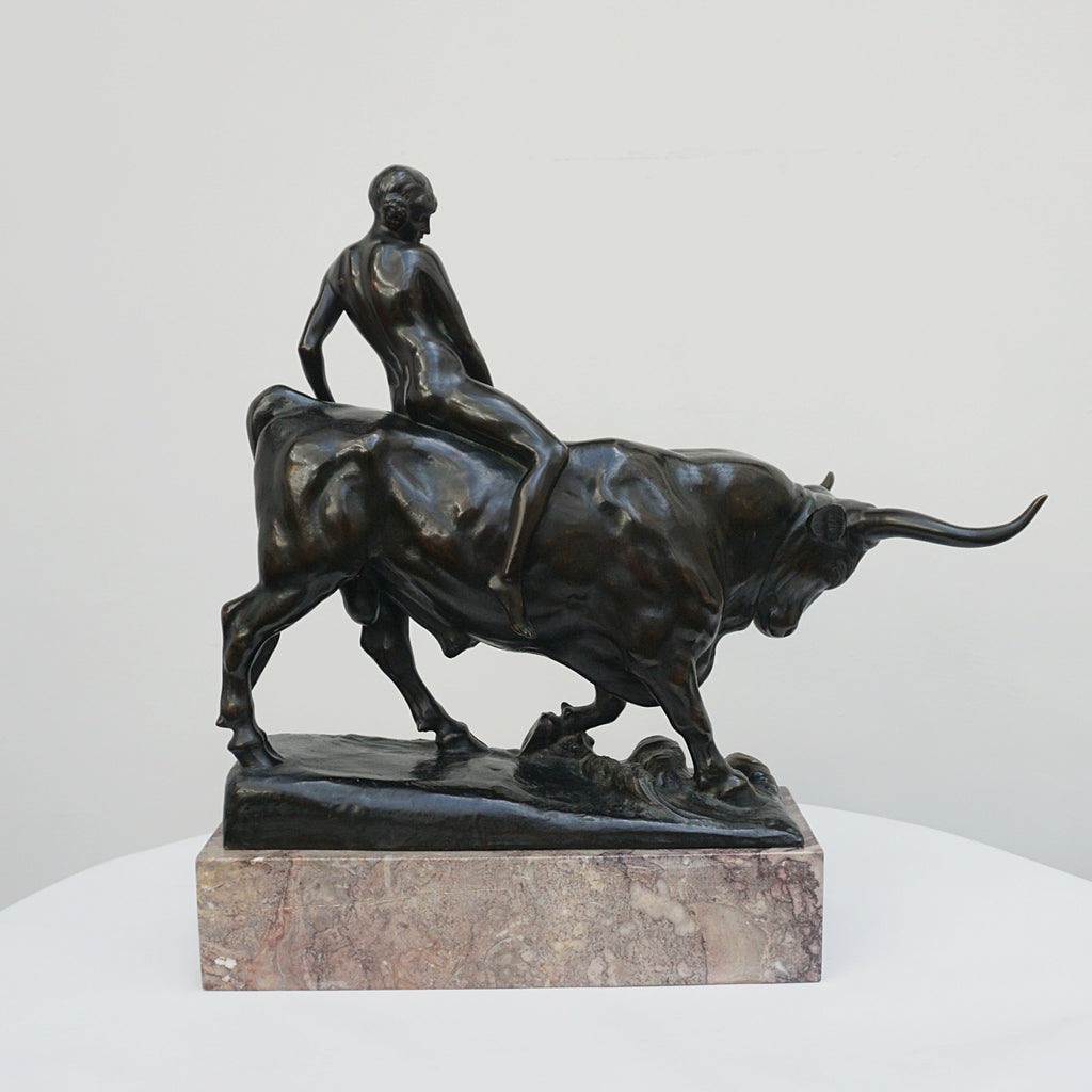 Art Deco Bronze Sculpture of Europa Riding the Bull - Jeroen Markies Art Deco