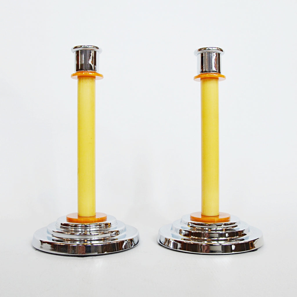 A Pair of Art Deco Candlesticks Jeroen Markies Art Deco