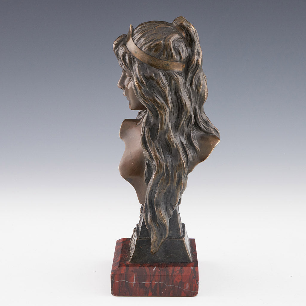 'Carmela' Original Bronse Bust by Emmanuel Villanis ' Jeroen Markies Art Deco