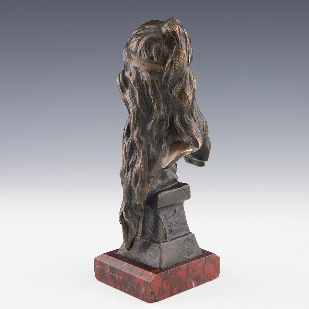 'Carmela' Original Bronse Bust by Emmanuel Villanis ' Jeroen Markies Art Deco