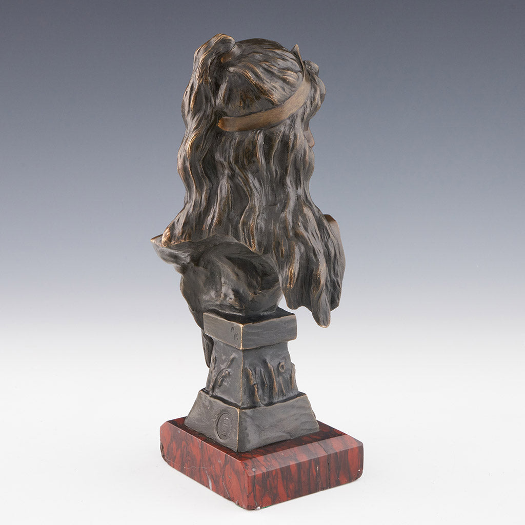 'Carmela' Original Bronse Bust by Emmanuel Villanis ' Jeroen Markies Art Deco