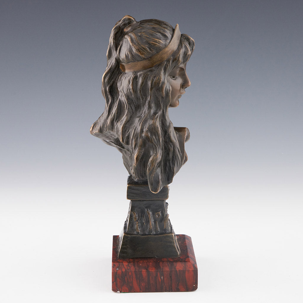 'Carmela' Original Bronse Bust by Emmanuel Villanis ' Jeroen Markies Art Deco