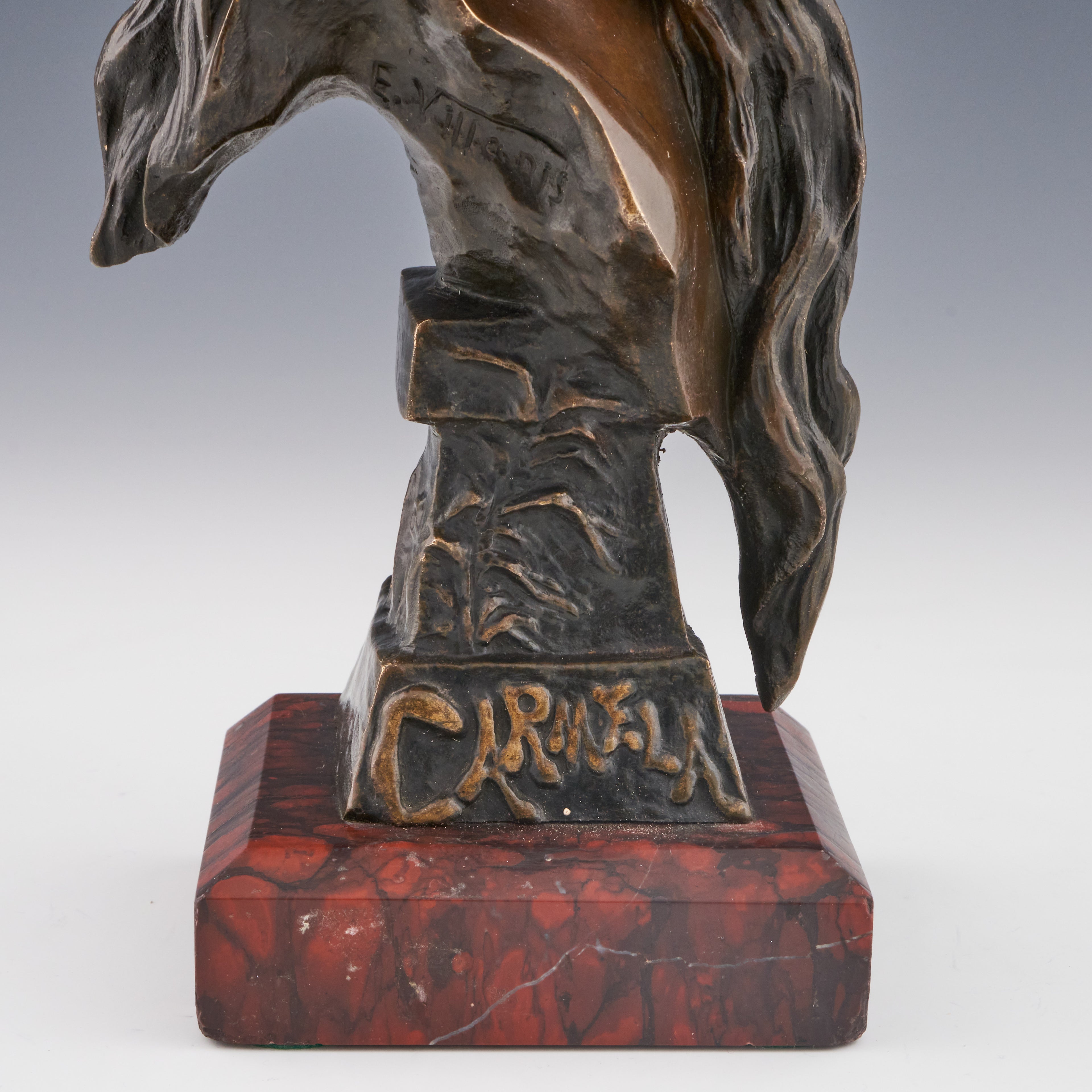 'Carmela' Original Bronse Bust by Emmanuel Villanis ' Jeroen Markies Art Deco