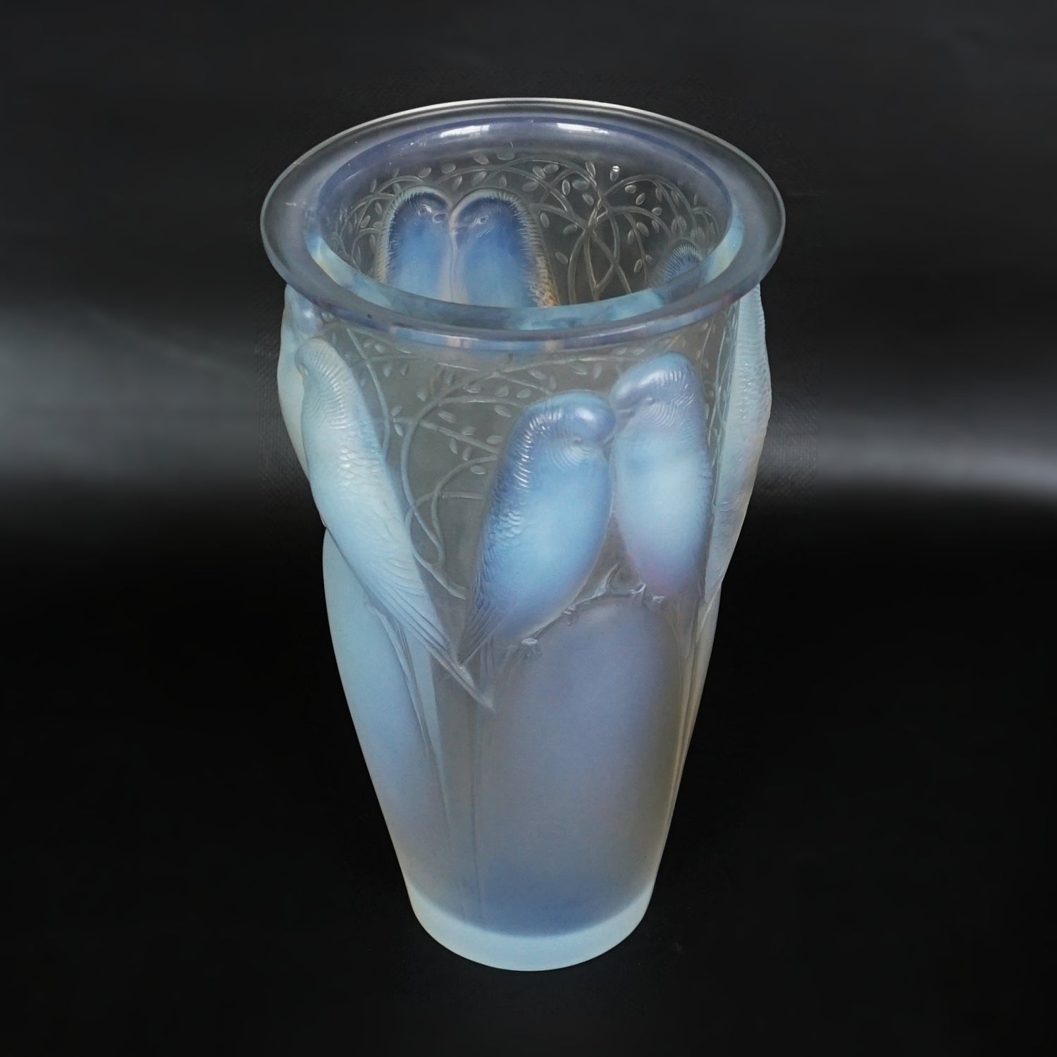 René Lalique Ceylan Art Deco Glass Vase - René Lalique Glass - Jeroen Markies Art Deco