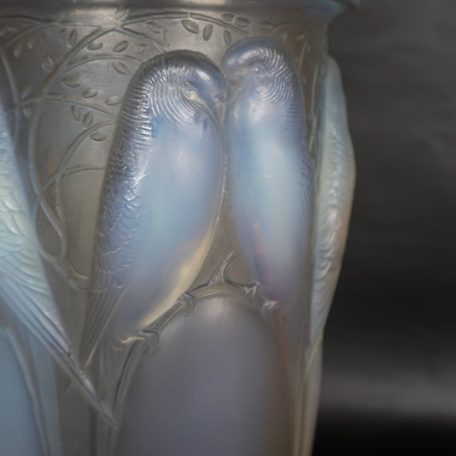 René Lalique Ceylan Art Deco Glass Vase - René Lalique Glass - Jeroen Markies Art Deco