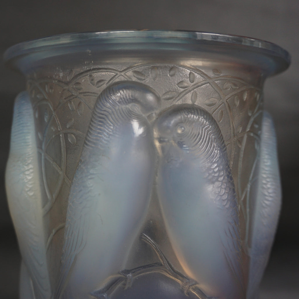 René Lalique Ceylan Art Deco Glass Vase - René Lalique Glass - Jeroen Markies Art Deco